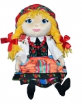 Plush Doll in Lowicz regional costume 40 cm